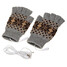 Removable Heated Gloves 1.5M USB Half Finger Gloves 5V Warmer - 1