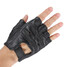 Multi-Use Leather Motorcycle Medium Glove Fingerless Vented Cowhide - 5