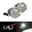 White Light 528i LED Angel Eyes 20W LCI Halo Ring BMW - 1