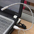 Steel Flexible Highlight Reading Book Light Stainless Computer Usb - 1