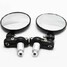 Handle Bar Circular Mirrors Foldable Motorcycle Aluminum - 4