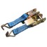 Tie Down 35mm Hooks Heavy Duty 2 X Ratchet Strap 6m - 5