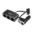 Car Cigarette Lighter Charger Adapter For iPhone With USB Socket Splitter iPad - 5