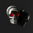 ATV Rear Brake Tail Light Turn Signal Chrome Skull Motorcycle Quad - 5