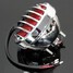 Red Light Chrome Harley Bobber Chopper Rat Motorcycle Tail Brake - 4