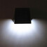 Pathway Led White Light Solar Powered Path Stair Mounted Wall Garden Lamp - 6