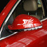 1Pair Vehicle Auto Car Sticker Decals Decals Rear View Mirror Angel Logo Decoration Truck Wing - 3