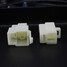 2 X Motorcycle Scooter Terminal Male Female 3 Way Connectors 6.3mm - 4