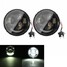 Fat Headlight Lamp For Harley Dyna LED Hi Lo Daymaker - 1