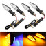 Universal Motorcycle LED Turn Yellow Light Signal Indicator 4pcs 12V Blue - 1