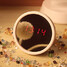 Led Creative Assorted Color Table Mirror Alarm Clock Electronic - 2