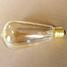 St64 Decoration Light Art Light Bulbs Straight 60w Edison Wire - 3