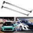 Frame Support Silver Adjustable Front Rear Splitter Bumper Protector Rod - 1