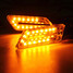 LED Turn Signal Motorcycle Pair Indicator Blinker Light Blade Lamp Light Amber - 7