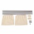 Fabrics UV Protection Adjustable Car Sunshade Knitted 3M Curtain Tracks - 12