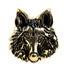 3D Metal Head Stickers Car Sticker Wolf Car Styling Emblem Auto Logo Decals - 2