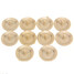 Stop Beige Button Clip 10pcs Seat Belt Buckle Seatbelt Lincoln Retainer - 2