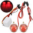 2Pcs LED Lights Lamps Motorcycle Motor Bike Bulbs Strobe Flash Brake Tail Flashing - 10