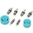 Rapid Air Conditioning Valve Core Caps System Kit Car Automotive Seal - 4