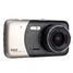 Dual Lens Car Recorder 4 Inch IR Night Vision 1080P Car Rear View Car Dash Cam DVR - 3