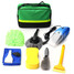 Interior Exterior Cleaner Shovel X Car Kit Cleaning Brush Sponge Vacuum Glove - 1