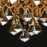 Chandelier Shape Lights Crystal Gold Diamond - 8