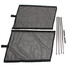 Mesh 2PCS Car UV Black Sun Shade Guide Proof Curtain Rail Side Window - 1