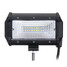 Lights Waterproof IP67 Degree DC10-30V Off-road 60 Bar LED Lights 72W 5inch Flood Beam - 2