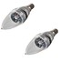 240lm Colorful Light Silver Led 2pcs 3w - 1