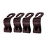 4pcs Hanger Universal Bag Holder Storage Car Seat Back Headrest Hook Organizer - 5