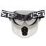 Lens Silver Riding Modular Face Mask Shield Detachable Goggles Motorcycle Helmet - 6