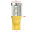 20Lm Lamp Light LED Side Indicator Yellow 0.17A 10pcs 2.3W T10 5730 - 6