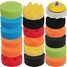 Car Polisher Kit Set Buffing Polishing Pad 18PCS Flat Sponge - 1