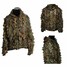 Hunting Suit Hide Woodland Camouflage Clothing Free Leaf Coat Size 3D - 4