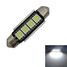 Car Festoon 12v 100 90lm Cool White Light Led 5050smd Light 6000-6500k - 1