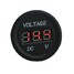 Round 12V-24V Voltmeter Vehicle Panel Motorcycle LED Digital Voltage Display - 6