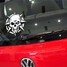 Devil Decal Car Sticker Skull Door Totem Car Body 14*14cm Reflective - 4