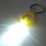 Yellow Mini LED Light Camping Hiking Torch Key Keychain Flashlight - 2