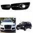 Fog Q5 Black Light Cover ABS Plastic Grill Chrome VW Audi Line - 1