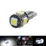 Canbus Error Free Car White 5SMD Brake Light Bulb T10 W5W 5050 LED Turn Door - 1