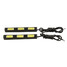 12W DRL 2Pcs Car LED COB Driving Daytime Running Light Lamp White - 4