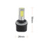 Car Auto Blue LED Fog Light Bulb 7.5w COB - 5