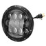 Hi Lo H13 LED Headlight Inch H4 With Turn Signal Beam Harley Jeep - 5