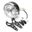 Turn Signal Indicators Light Universal Motorcycle Bracket H4 8inch Headlight LED - 2