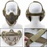 Airsoft Outdoor Tactical Half Face Mask Wargame WoSporT Protective - 11