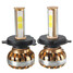 Pair H1 H3 Driving Fog Lamp Car LED Headlight 3600LM Bulb White H11 9005 9006 6000K H4 H7 36W - 9