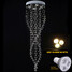 Chandeliers 100 Spiral Clear Luxury Crystal Lighting Fixture Ceiling Lamp - 4