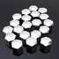 Car Plastic 17MM Bolts Nuts Covers Alloy Wheel Set of Caps - 1