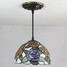 Vintage 25w Living Room Painting Feature For Mini Style Metal Tiffany Pendant Light Entry - 1
