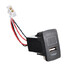 Honda Auto Only Dedication Battery Charger 2.1A USB Port with Voltage Display JZ5002-1 Car - 4